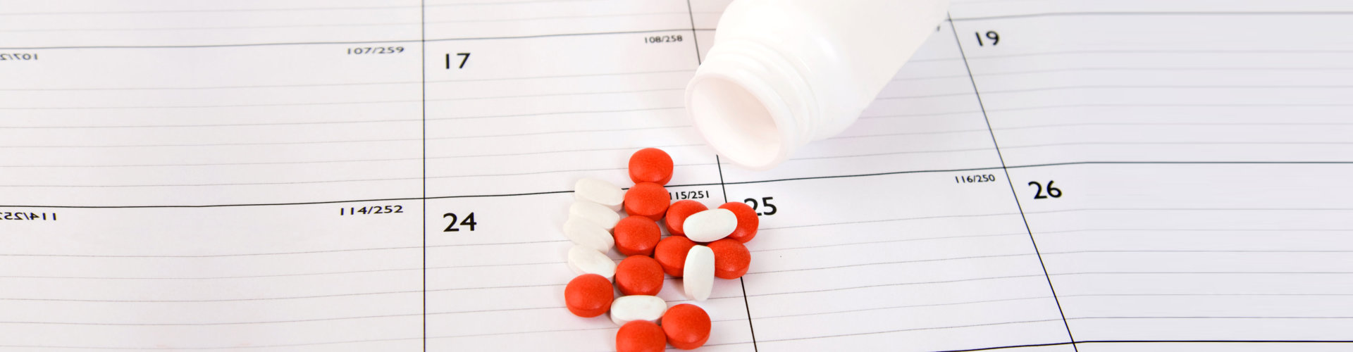 medicines in red color